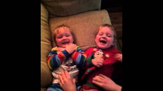 twin boys tickle torture [upl. by Alesig]