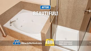 Are you embarrassed by ugly damaged tile in your bathrooms [upl. by Ludwog]