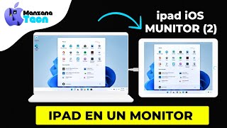 COMO CONVERTIR TU IPAD EN UN MONITOR 🍏📱 [upl. by Orsola]