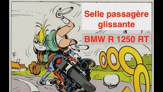 Selle passagère glissante  BMW R 1250 RT TFT [upl. by Clawson]