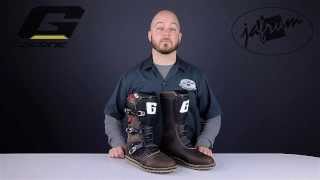 Gaerne Balanced Oiled Motorcycle Boots Review at Jafrumcom [upl. by Plato]