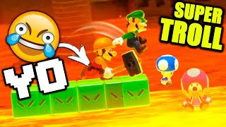 SOY ASQUEROSAMENTE TROLL  DEIAK vs SUSCRIPTORES 🤣 Super Mario Maker 2 Multijugador [upl. by Voleta]