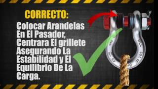 Uso correcto de grilletes GuiaJR [upl. by Kano]