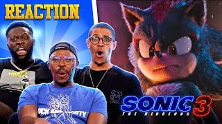 Sonic the Hedgehog 3 Official Trailer Reaction [upl. by Oregolac]