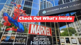 MARVEL EXHIBIT DISCOVERY PLACE SCIENCE CHARLOTTE [upl. by Azenav]