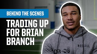 Behind the Scenes Lions Draft Brian Branch [upl. by Rosalyn]