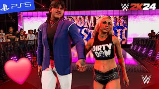 WWE 2K24  Dominik Mysterio amp Liv Morgan Lovely Couple Entrance  PS5quot 4K60 [upl. by Liahcim]