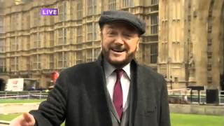 George Galloway anger at Margaret Thatcher funeral and cancelling PMQs [upl. by Yekcaj65]