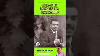 WHAT IT MEANS TO BACKSLID DAG HEWARD MILLS MESSAGES bishopdag shorts viralshorts [upl. by Amorete954]