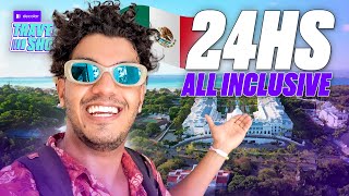 24 HORAS ALL INCLUSIVE EM CANCÚN 🇲🇽 [upl. by Nahsez]