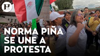 quotPoder Judicial no va a caerquot Norma Piña se une a protestas contra la Reforma al Poder Judicial [upl. by Nhor276]