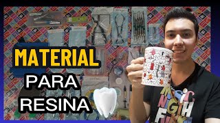 Materiales para hacer una resina dental  Instrumental odontológico nombres y funciones 🦷👈 [upl. by Anel]