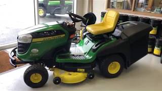 John Deere X166R 42quot Lawnmower [upl. by Innus]