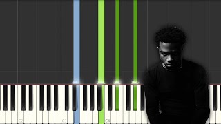 Roddy Ricch  Perfect Time Piano Tutorial Synthesia [upl. by Dorsman272]