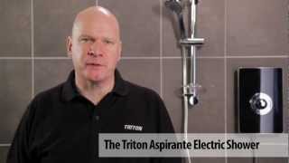 Electric Showers quotStylish Aspirante Showerquot video from Triton Showers [upl. by Sergu231]