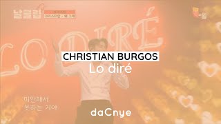 ACAPELLA MR REMOVED Christian Burgos  Lo Diré 왜 그래  크리스티안 부르고스 En Vivo en Voice King SIN AUD [upl. by Ellehcim]