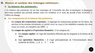 balance des paiements [upl. by Notgnirrab]