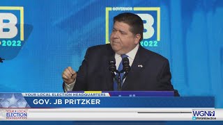 Governor JB Pritzker delivers victory speech following 2022 Midterm Elections [upl. by Shing522]