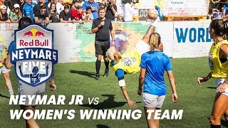 Neymar Jr Faces The Womens Winning Team  Red Bull Neymar Jrs Five 2019 [upl. by Arramat]