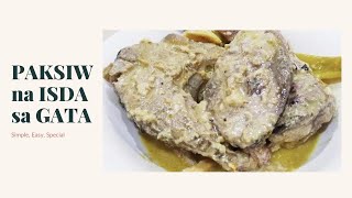 PAKSIW SA GATA  Paksiw na Isda  Fish Simple Dish  Easy Fish Recipe [upl. by Eilyw]