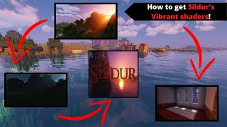 🔴 How to install the Sildurs Vibrant shaders for Minecraft 1165 amp 117 Java edition 🔴 [upl. by Lucine]