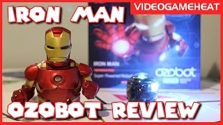 Ozobot Evo Robot quotIRON MANquot Review Avengers Master Pack  Super Heros Teach Kids Coding [upl. by Jenn]