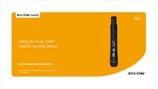 How To Use Your AccuChek® FastClix Lancing Device [upl. by Aytida]