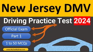 2024 NJ Drivers Permit Practice Test 50 Questions amp Answers [upl. by Maretz]