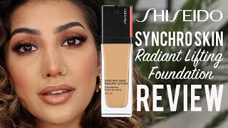 NEW SHISEIDO RADIANT LIFTING FOUNDATION REVIEW amp DEMO  AnchalMUA [upl. by Sudderth]