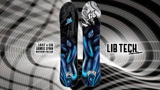 LYNN X MAYHEM SHORT FAT SNOWBOARD 20182019  LIBTECH [upl. by Cadmarr]