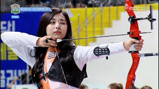 《TWICE》 쯔위 양궁 Tzuyu Archery 미방송분 20160915 [upl. by Yentterb]