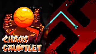 “Chaos Gauntlet” Complete All Coins – Geometry Dash [upl. by Puri]