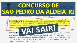 Concurso para Prefeitura de São Pedro da Aldeia  RJ  vai sair o concurso 20222023 [upl. by Nylevol]