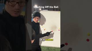 Off the ball runs Part 2 football soccercoach soccer footballcoaching footballtrainer nike [upl. by Hsreh]