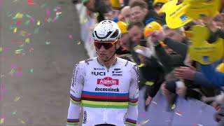 Mathieu van der Poel domineert Flandriencross 2024  X20 Badkamers Trofee  Race highlights [upl. by Eniamreg]