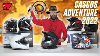 Mejores CASCOS DE MOTO TRAIL Y ADVENTURE 2022 ¡Para huir del asfalto ⛰️🛣️ [upl. by Tem]