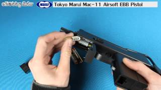 Tokyo Marui Mac11 Airsoft EBB Pistol [upl. by Ynottirb904]