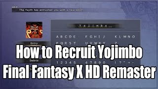 How to Recruit Yojimbo in Final Fantasy X [upl. by Nyl]