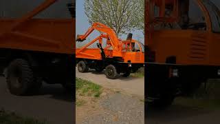 Four different types of truckmounted wood grabbers jcb4514 [upl. by Tapes]