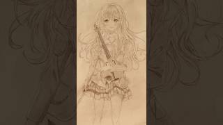 Drawing Kaori Miyazono anime animesong art [upl. by Ahsinehs194]