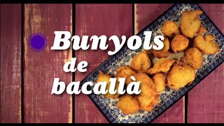 Bunyols de bacallà [upl. by Leontina]