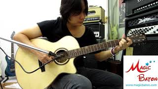 TYMA G26E Acoustic Electric Guitar Review by อโอ๋ The Guitara [upl. by Heisel500]