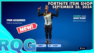 quotNEWquot SPICY START ICON EMOTE IS HERE FORTNITE ITEM SHOP September 28 2024 [upl. by Salis]