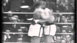 Ali Clay Liston Feb 25 1964 Round 1 with original radio broadcast [upl. by Omora162]