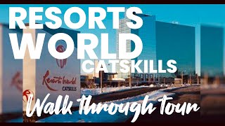 Resorts world casino tour Catskills NY Monticello 2021 [upl. by Boy]