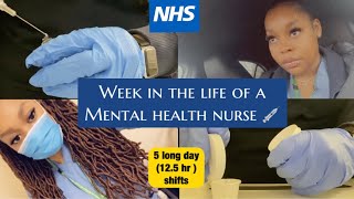 A week in the life of a mental health nurse  5 Long days VLOG  FAQ  Nurse Vlog 3 [upl. by Forrester]