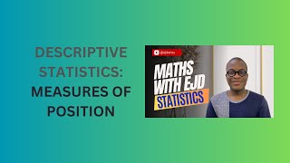 5 Measures of Position Percentiles Deciles Quartiles [upl. by Vange]