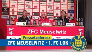 Pressekonferenz nach dem Regionalligaspiel zwischen dem ZFC Meuselw und dem 1 FC Lok am 29092024 [upl. by Mell764]