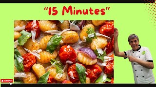 How to make the best Gnocchi recipe for a quick dinner Mediterranean diet [upl. by Jard]