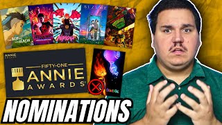 2024 Annie Awards Nominations REACTION DISNEY SHUT OUT [upl. by Herzig620]